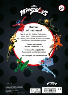 Stefanie Hahn: Miraculous Mein Vorschulblock Zählen und Rechnen - Konzentration, Erstes Rechnen, Rätseln für Kinder ab 5 Jahren - Spielerisches Lernen für Fans von Ladybug und Cat Noir ab Vorschule, Buch