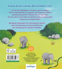 Sylvia Tress: Dreh hin - Dreh her: Hilf mit im Zoo!, Buch