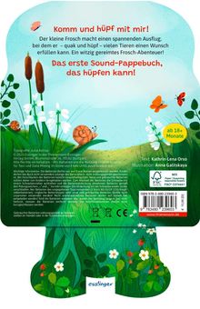 Kathrin Lena Orso: Mein Hüpf-Sound-Buch: Hüpf, kleiner Frosch, hüpf!, Buch