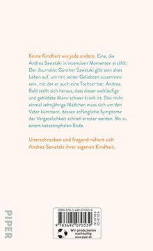 Andrea Sawatzki: Brunnenstraße, Buch