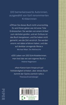 Verena Auffermann: 100 Autorinnen in Porträts, Buch