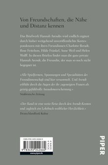 Hannah Arendt: Wie ich einmal ohne Dich leben soll, mag ich mir nicht vorstellen, Buch