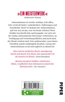 Peter Schäfer: Kurze Geschichte des Antisemitismus, Buch