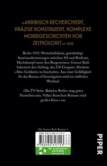 Volker Kutscher: Goldstein, Buch