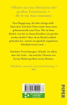 Zeruya Shalev: Schicksal, Buch