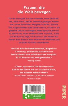 Heike Specht: Die Ersten ihrer Art, Buch