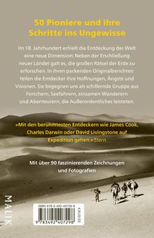 50 Pioniere und ihre Schritte ins Ungewisse. Drei Personen und Kamele in einer Wüstenlandschaft.