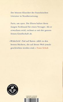 Louis-Ferdinand Céline: Tod auf Raten, Buch