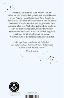 Carlo Rovelli: Die Wirklichkeit, die nicht so ist, wie sie scheint, Buch