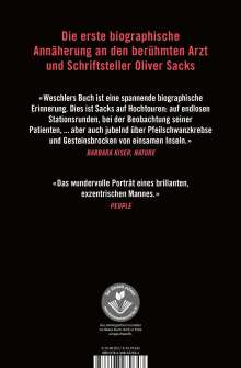 Lawrence Weschler: Oliver Sacks, Buch