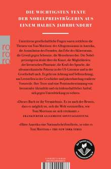 Toni Morrison: Selbstachtung, Buch