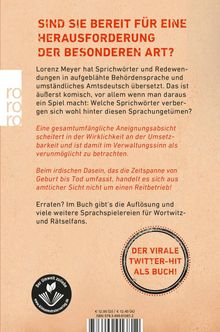 Lorenz Meyer: Sprechen Sie Beamtendeutsch?, Buch