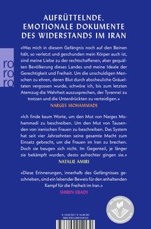 Narges Mohammadi: Frauen! Leben! Freiheit!, Buch