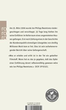 Jan Philipp Reemtsma: Im Keller, Buch