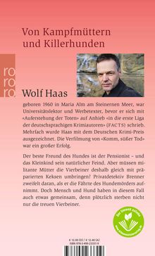 Wolf Haas: Wie die Tiere, Buch