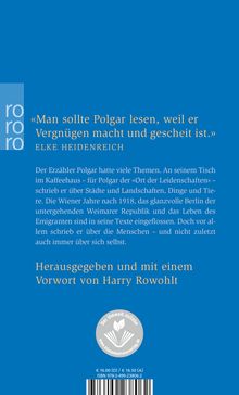 Alfred Polgar: Das große Lesebuch, Buch