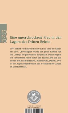 Isa Vermehren: Reise durch den letzten Akt, Buch