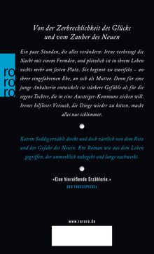 Katrin Seddig: Eine Nacht und alles, Buch