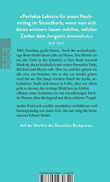 André Kubiczek: Skizze eines Sommers, Buch