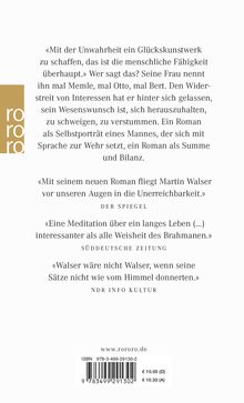 Martin Walser: Statt etwas oder Der letzte Rank, Buch