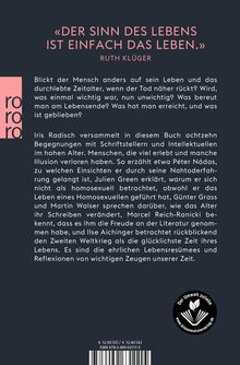 Iris Radisch: Die letzten Dinge, Buch