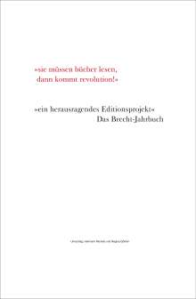Bertolt Brecht: Notizbücher 21-23, Buch