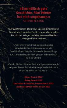 James Kestrel: Fünf Winter, Buch