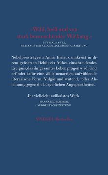 Annie Ernaux: Die leeren Schränke, Buch