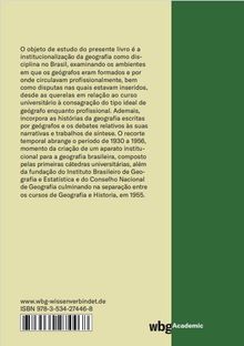 Patricia Aranha: Geografia como profissão: campo, autorrepresentação e histor, Buch
