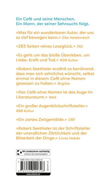 Robert Seethaler: Das Café ohne Namen, Buch