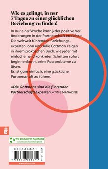 John M. Gottman: Das 7-Tage-Rezept für erfüllte Liebe, Buch