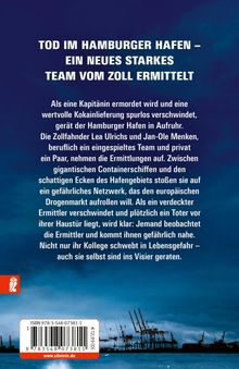 "Tot im Hamburger Hafen – Ein neues starkes Team vom Zoll ermittelt. Untere Hälfte: Bild eines Hafens bei Dämmerung."