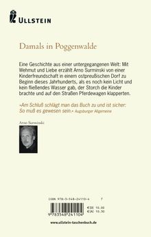 Arno Surminski: Damals in Poggenwalde, Buch