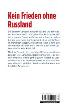 Matthias Platzeck: Wir brauchen eine neue Ostpolitik, Buch