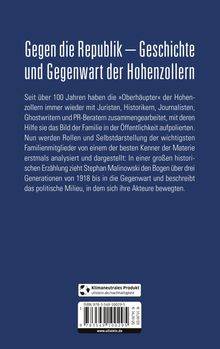 Stephan Malinowski: Die Hohenzollern und die Nazis, Buch