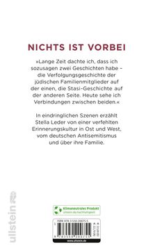 Stella Leder: Meine Mutter, der Mann im Garten und die Rechten, Buch