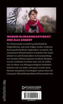 Friederike Otto: Klimaungerechtigkeit, Buch