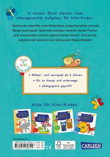 Anna Himmel: Spiel+Spaß für KiTa-Kinder: Mein bunter Kindergarten-Übungsblock, Buch