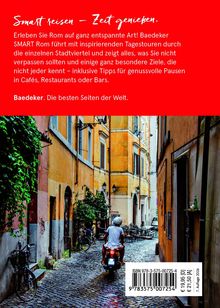 "Smart reisen – Zeit genießen." Im Text geht es um entspannte Erlebnisse in Rom. Szene zeigt eine enge, historische Gasse.