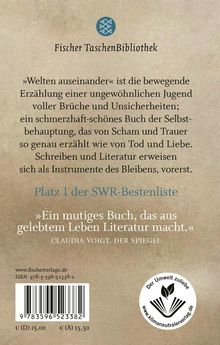 Julia Franck: Welten auseinander, Buch