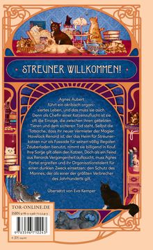 Streuner willkommen! Agnes Aubert führt ein akribisch organisiertes Leben. Illustration von Katzen in einem dekorativen Stil.