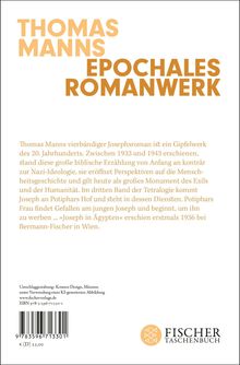 THOMAS MANNS EPOCHALES ROMANWERK. Beschreibung seines vierbändigen Josephsromans als Monument des Exils und der Humanität.