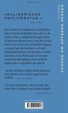Max Strohe: Kochen am offenen Herzen, Buch