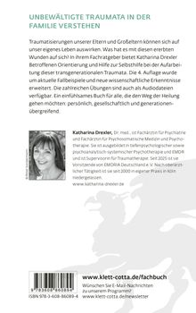 UNBEWÄLTIGTE TRAUMATA IN DER FAMILIE VERSTEHEN. Buch von Katharina Drexler über transgenerationale Traumata.