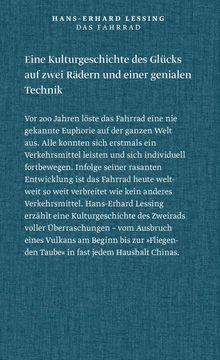 Hans-Erhard Lessing: Das Fahrrad, Buch