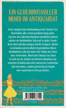 Henrietta Hamilton: Mord in der Charing Cross Road, Buch