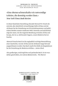 Howard W. French: Afrika und die Entstehung der modernen Welt, Buch