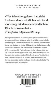 Gerhard Schweizer: Syrien verstehen, Buch