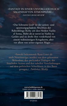 Anthony Ryan: Das Schwarze Lied, Buch