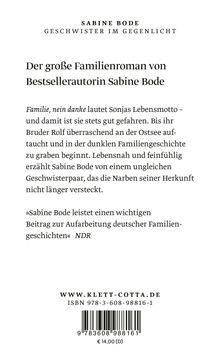 Sabine Bode: Geschwister im Gegenlicht, Buch